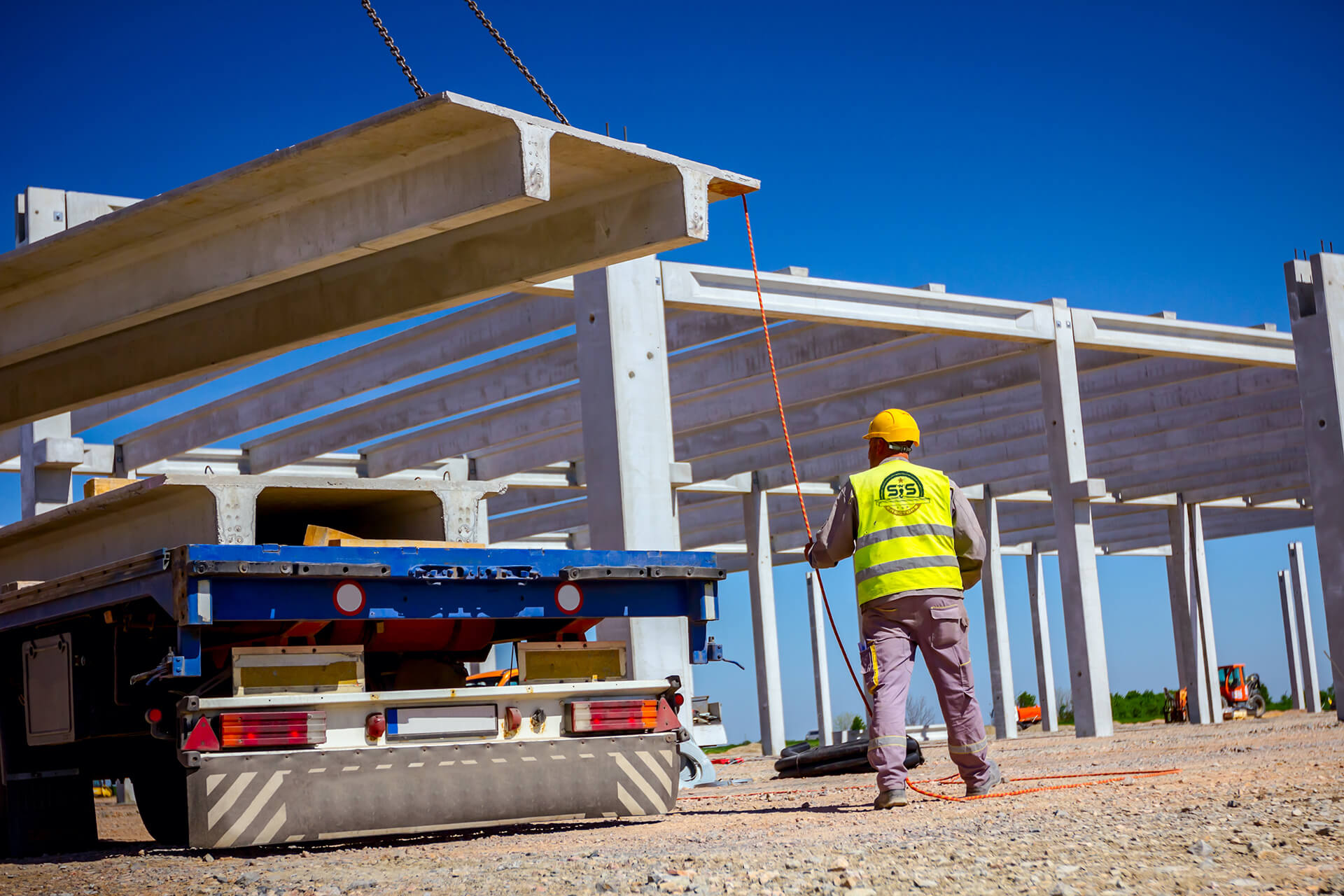 Double-T Concrete Beam